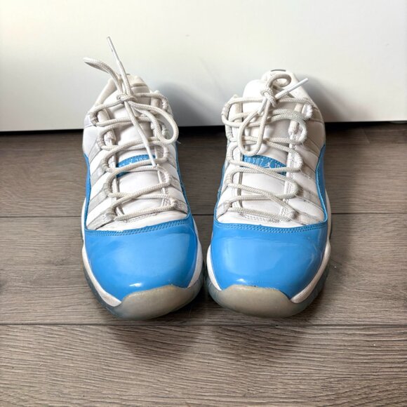 Nike Air Jordan 11 Retro Low White University Blue UNC - 6.5 Y - Picture 2 of 8